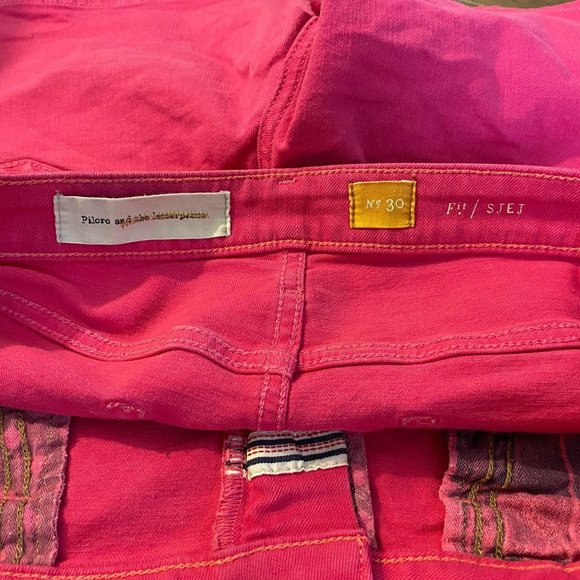 Pilcro and the Letterpress Hot Pink S.T.E.T. Shorts - Picture 5 of 6